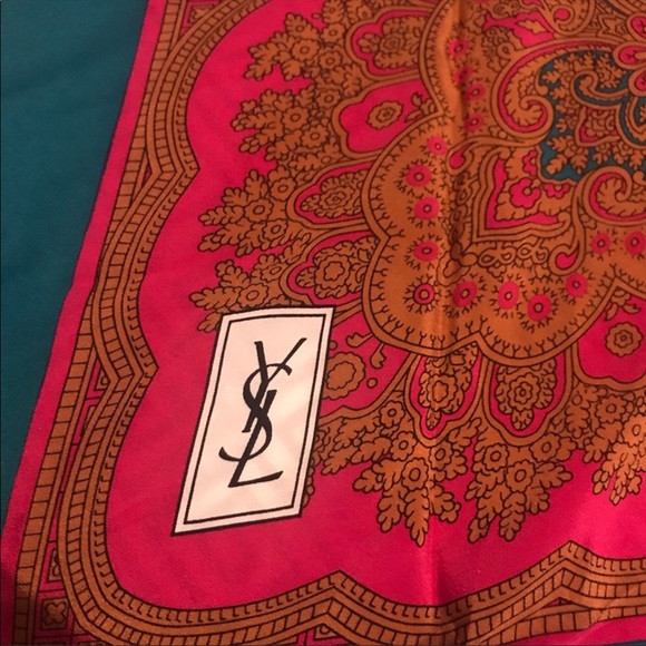 ysl scarf vintage